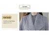 Autumn/Winter 2025 Woolen Women's Knee-Length Plus Size Slimming Windbreaker