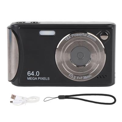 Videokamera 64MP Foto 4K Video 18x Digitální Zoom AF Automatické Ostření 2,4palcová DV Kamera na Cestování