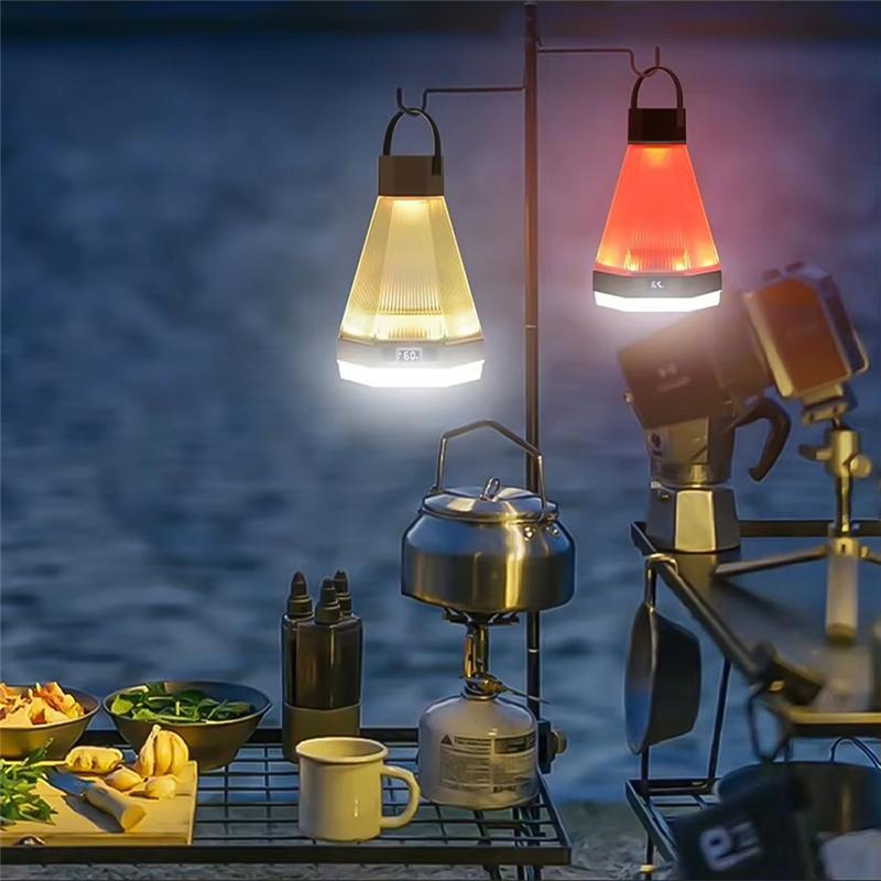 AAAF Rechargeable LED Camping Light,Outdoor Hanging Atmosphere Lamp With Adjustable Brightness,Ideal For Camping Use