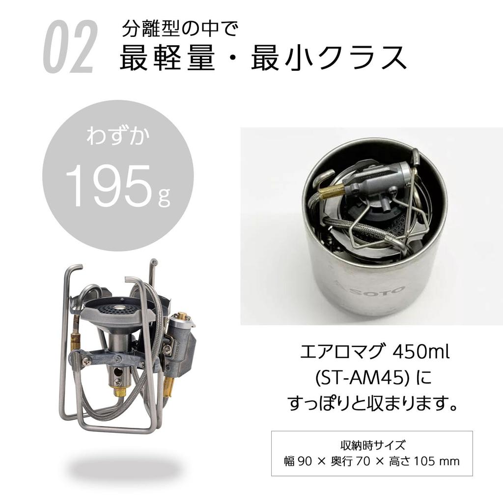 SOTO TrekMaster ST-331 Single Burner, Made In Japan