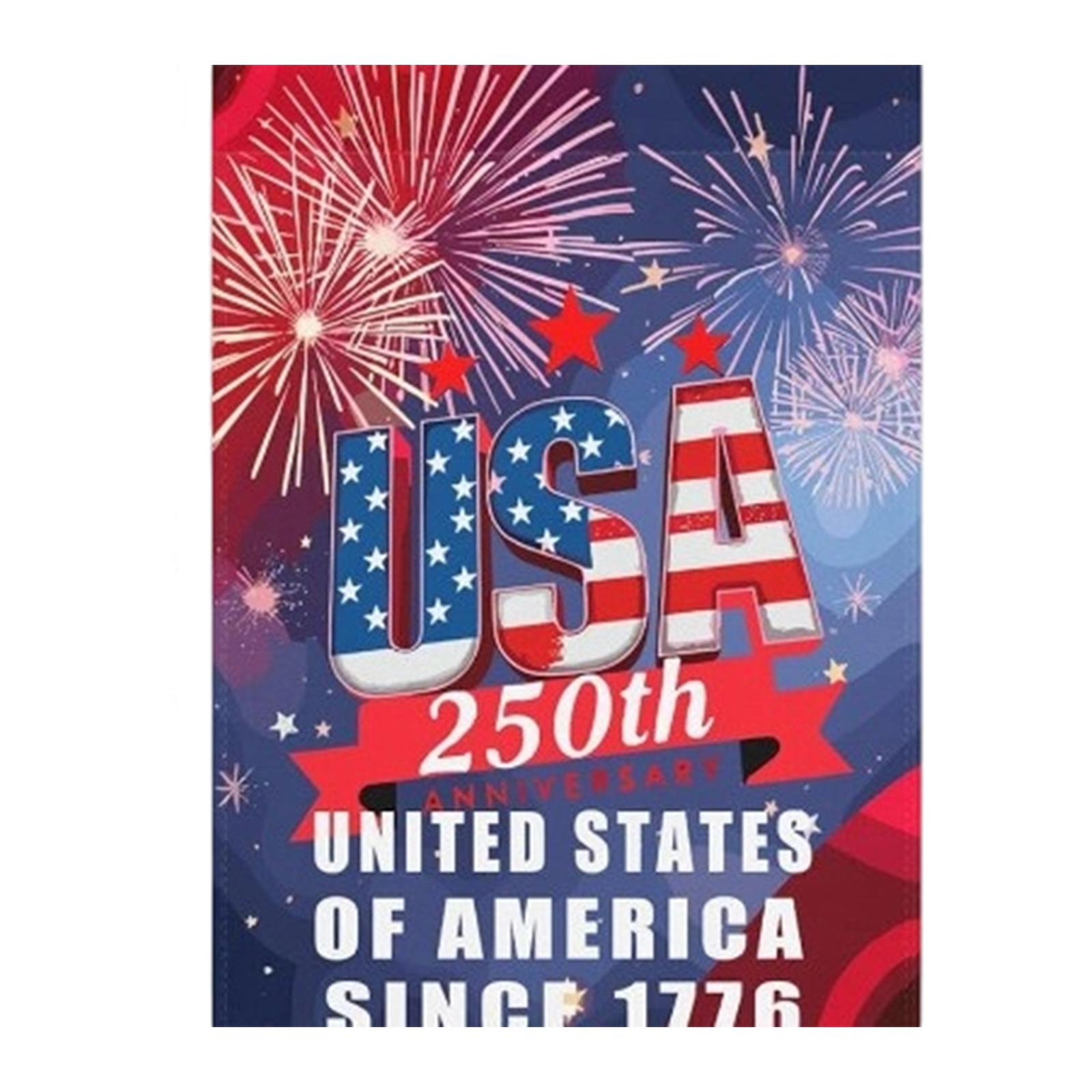 Decorative Garden Flag For The 250th Anniversary Of The United States One Size