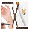 Men's Beard Pencil Edge Hairline Razor Barber Shape Accessories With Sharpener Hair Line Beard Pen Makeup Eyebrow Pencil Hair Styling Eyebrow Tools
