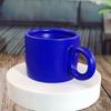 Creative Hand-squeezed Large Ring Coffee Cup, Simple and Creative Solid Color Ceramic Cup, Men's and Women's Office Home Mug