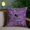 Classic Design E-Etro Cushion Cover Soft Short Plush Double-Sided Printing Home Decor Machine Washable Pillow Case Gift