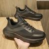 Genuine Leather Men's Sports Footwear New Design Leisure Sneakers Training Tennis Shoes Casual Shoes Versatile Outdoor Trainers