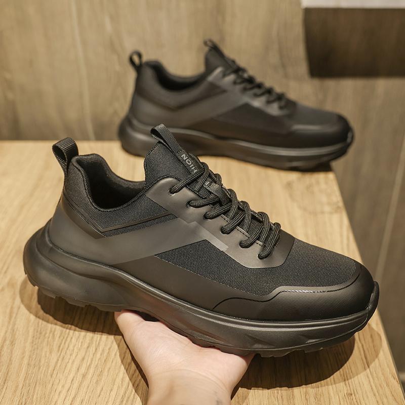 Genuine Leather Men's Sports Footwear New Design Leisure Sneakers Training Tennis Shoes Casual Shoes Versatile Outdoor Trainers