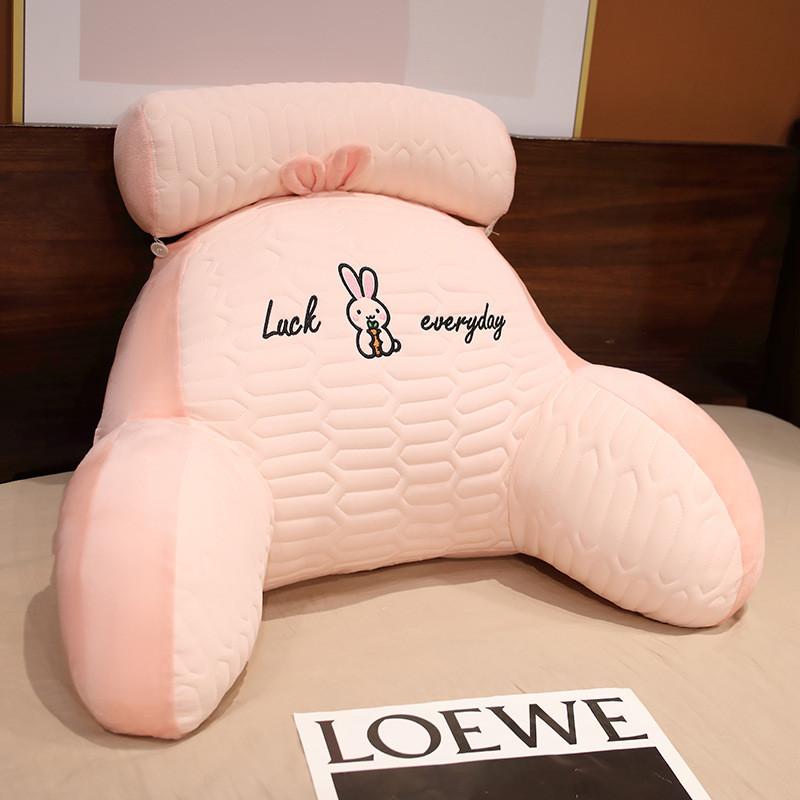 Cartoon Anime Lumbar Pillow With Plush Cover For Bed Couch Support
