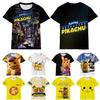 Tshirt Detective Pikachu 3d Print Short Sleeve Cosplay Costume Tops Tee