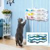 Pet Three-Tier Cat Suction Cup Window Sill Track Toy Ball Cat  Exercise Brain-Teasing Toy Wall-Mounted Self-Entertaining Toy