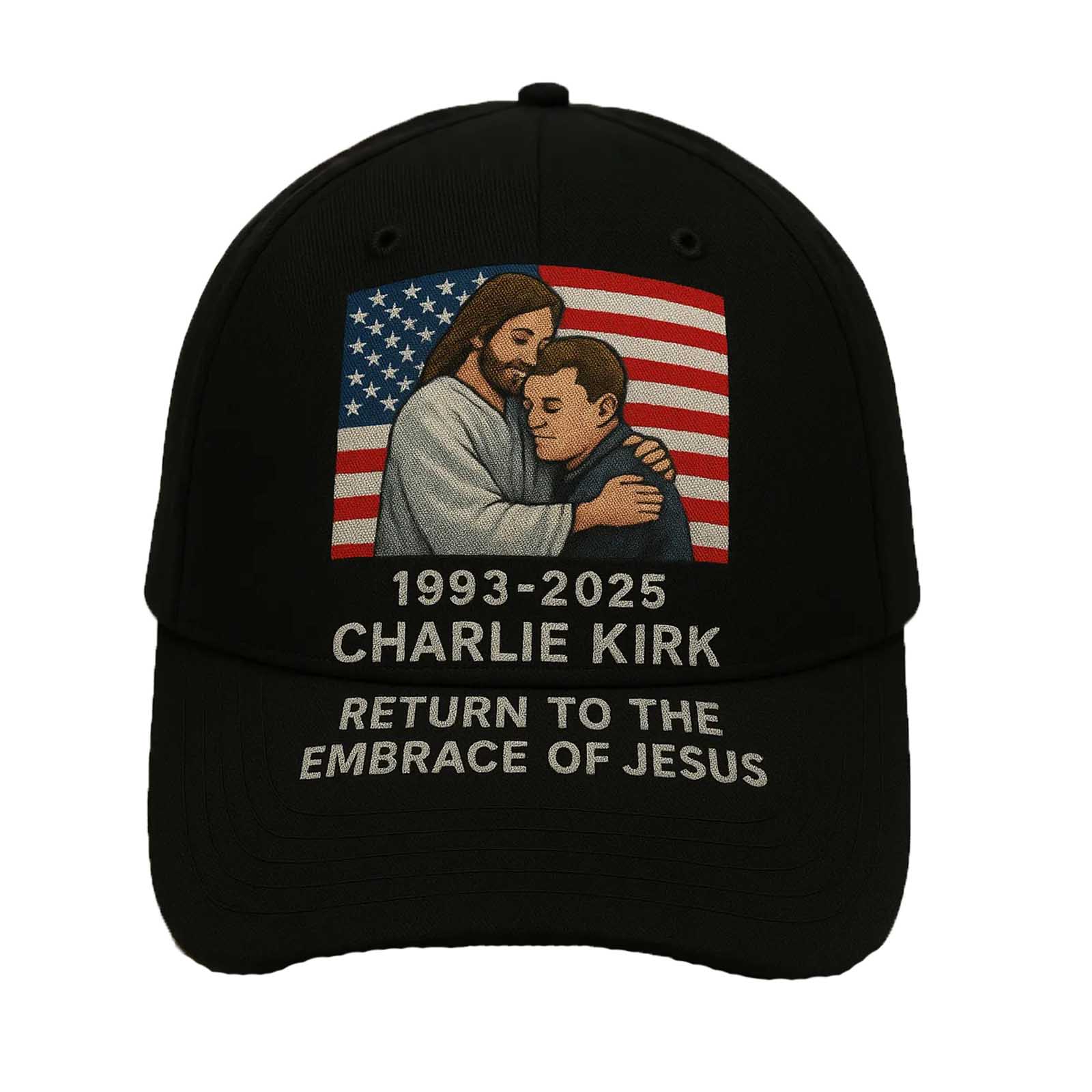 

Памятная кепка Бейсболка с принтом One Size чёрный