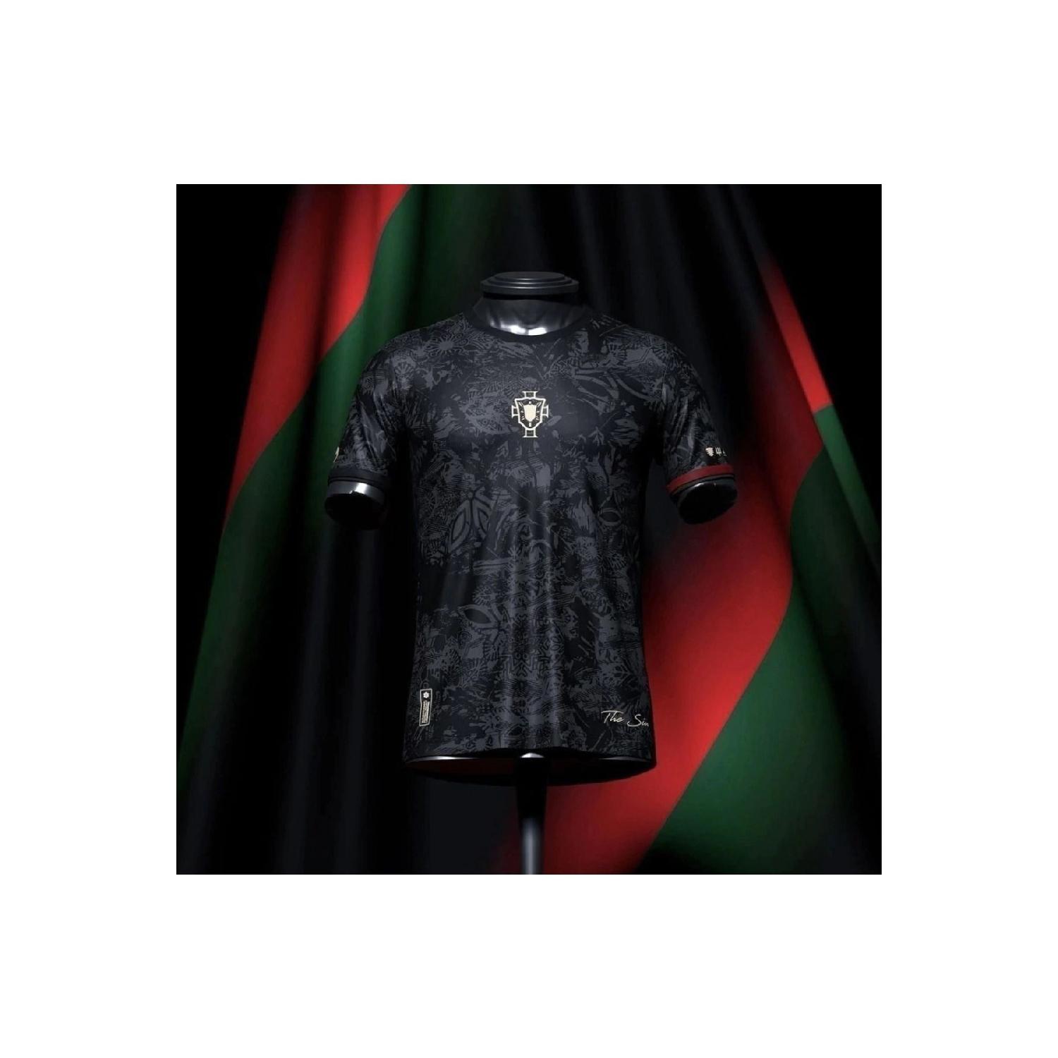 

Футбольная майка Португалии Siu 7 Ronaldo Design S чёрный