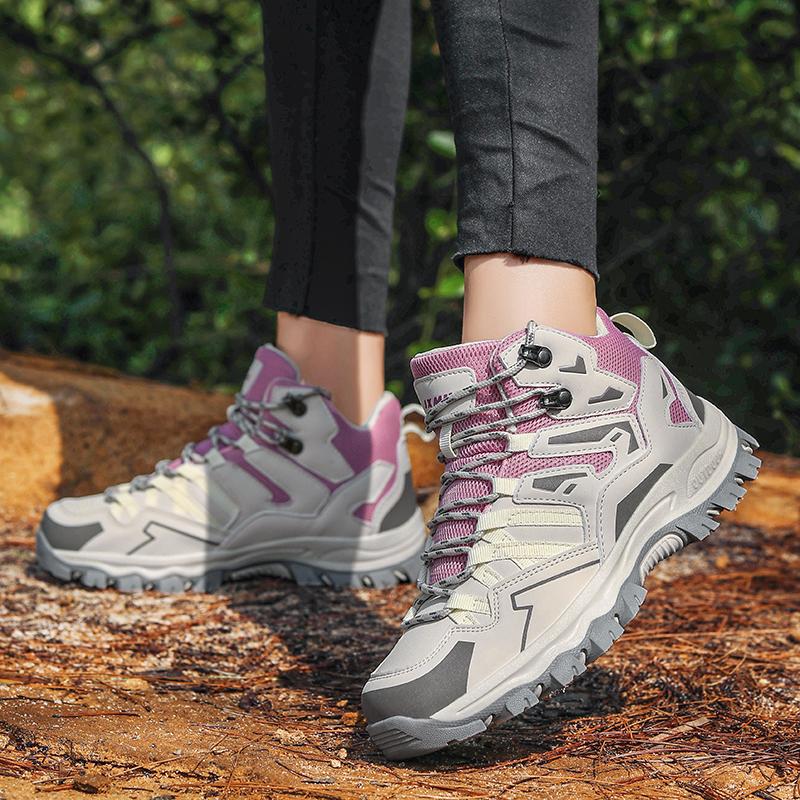 Women Breathable Mountain Climbing Shoes Outdoor Boots Woman Men's Hiking Shoes Unisex High Top Boots Waterproof Climbing New