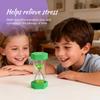 5/6/8Pcs Colourful Hourglass Timer Multi-purpose Hourglass Timers Set Decorative Sand Timer Cooking Timers for Game Study Sports