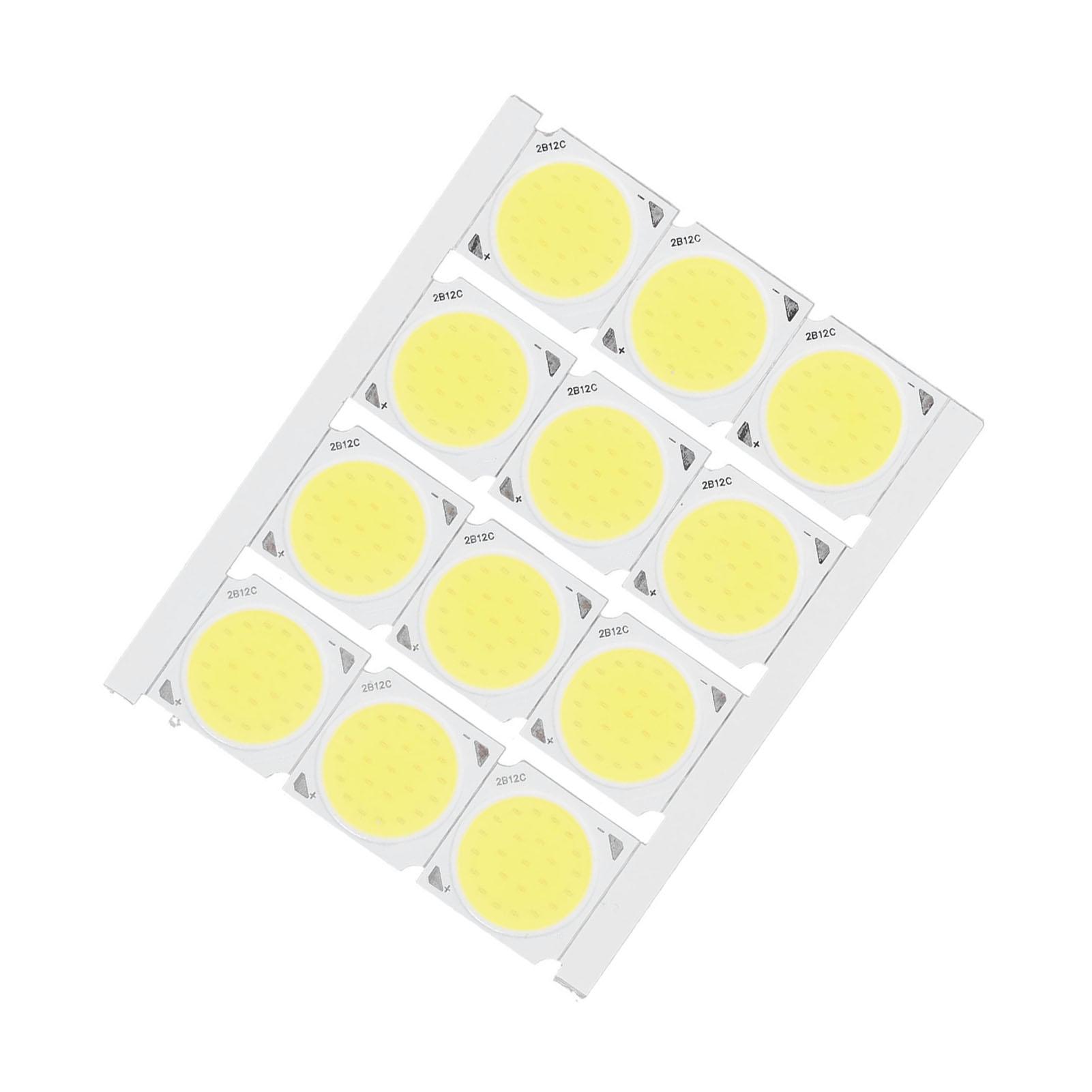 

12 шт. COB источник света Высокая мощность Круглый светодиодный чип 12 Вт 36-41 В 1080 лм для DIY внутреннего освещения Type 1