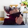TTokyo Ghoul Cushion Cover Washable Linen Pillowcase Soft  for Sofa Bed Cozy Home Room Decor
