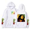 Hip Hop Setwear Hoodies Rapper Bob Marley Print Sweatshirts