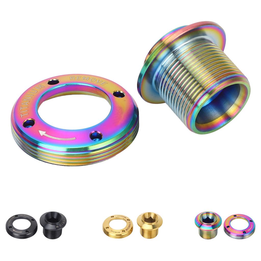 Crank Arm Screw Ti Alloy Lightweight Fine Processing Minimalist Bike Crank Cover Screw for Repairing