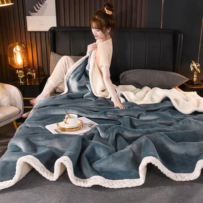 Taffeta Lamb and Milk Fleece Multifunctional Nap Blanket – Ideal As a Gift