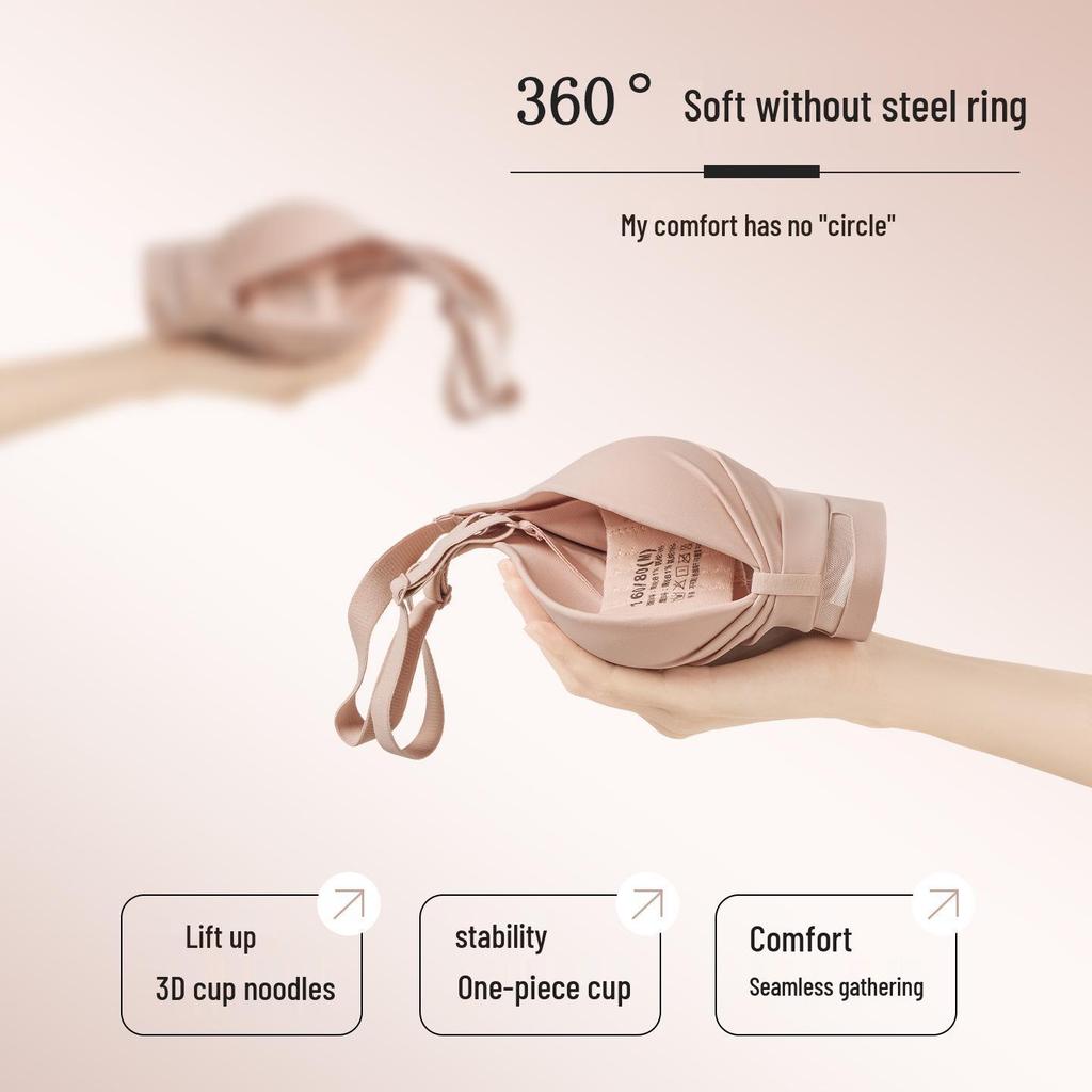 Nahtloser Damen-BH: Vergrößert kleines Dekolleté, Hebt Achselbrüste an, Gegen Erschlaffung, Schönes Rückendesign