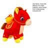 Horse Doll with Fukubukuro Decor Good Luck in Year of The Horse Chinese Style PP Cotton Filling Zodiac Pony Figurine