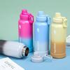 1L Sport Thermos Cup Gradient Thermal Water Bottle Tumbler Insulated Water Bottle  Fitness