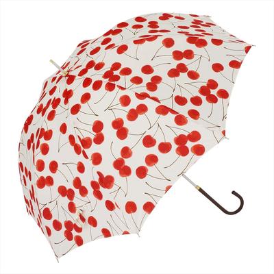 Nifty Colors Long Umbrella, Cherry, 1627RD