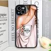 Fashion Girl Women Coffee Miss Phone Case for Samsung Galaxy S25 S24 S23 Ultra S22 Plus S21 FE 5G Shockproof Bumper Hard Covers