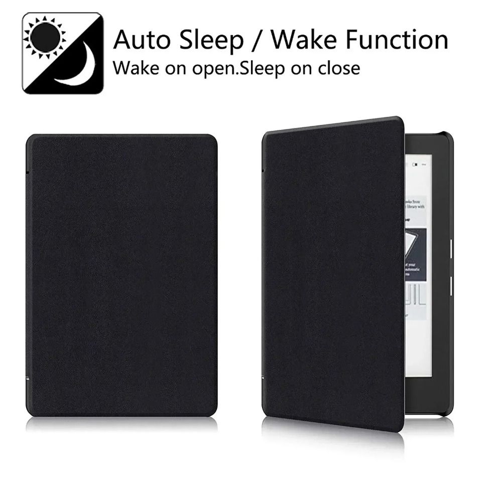 Auto Sleep/Wake 6.8 Inch e-Reader Cover Shockproof Funda Smart Case for Kobo Aura H2O Edition 2