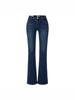 Hot Girl Low-Rise Slimming Butt-Lift Micro-Flare Slim-Fit American Style Jeans