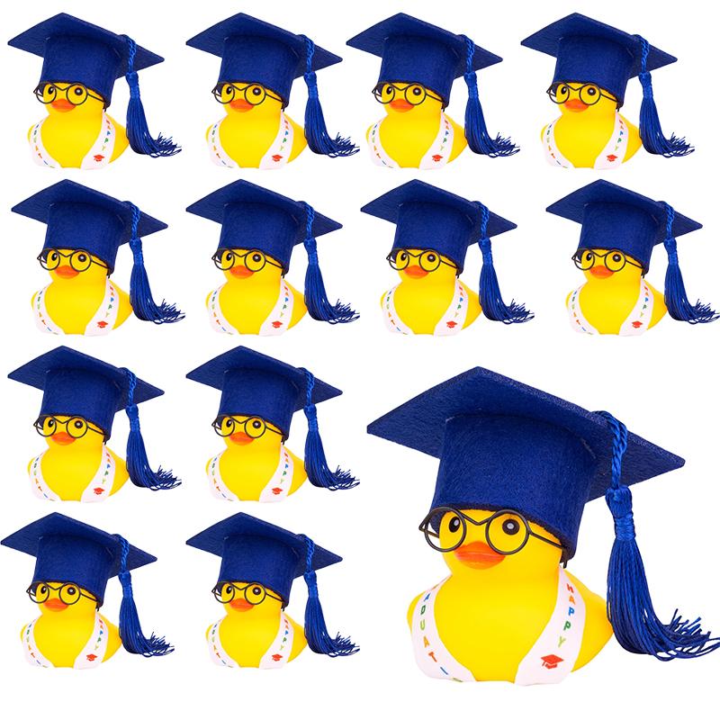 48 Set Graduation Rubber Ducks With Grad Cap Rubber Duck Graduation Party Duck Graduation Cap Duck For Student Graduation Gifts