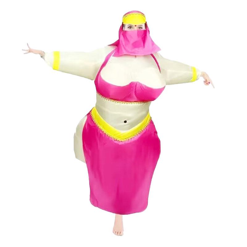 Adult Inflatable World Cup Football and Volleyball Costume - Funny Mascot for Parties and Events