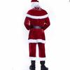 Ny Röd Deluxe Sammet Maskeradfest Man Scenkostym Jul Tomtedräkt Vuxen Överstorlek Jul Cosplay-kostym