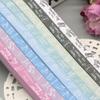 Sada papíru na origami hvězdu v přechodových barvách s lahvičkou přání