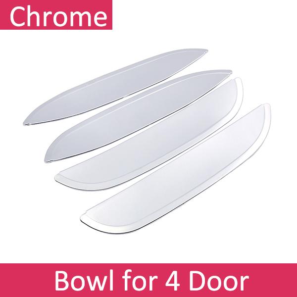 for Honda Fit Jazz MK2 2008 2009 2010 2011 2012 2013 Chrome Door Handle Cover Exterior Trim Catch Car Cap Stickers Accessories