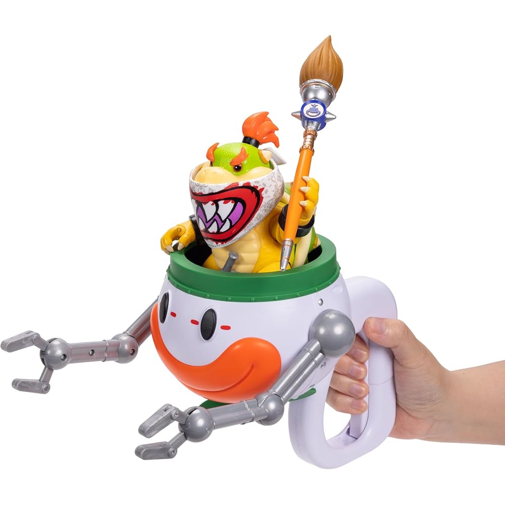 Sanei Boeki Super Mario Galaxy Action Figure DX Bowser Jr. 15 cm Collectible Toy