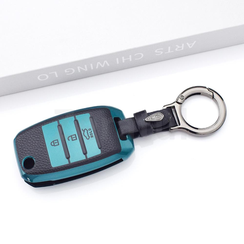 3 Buttons Shell Fob For Kia Rio 3 K2 Ceed Cerato K3 K5 Sorento Sportage Soul K4 Picanto Optima Forte Stinger Car Key Case Cover