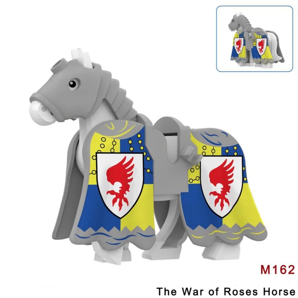 Military Building Blocks Solider Figures Mount War Horse Saddle Reins Adults Children Gifts Toys Animal Accessories Equipments