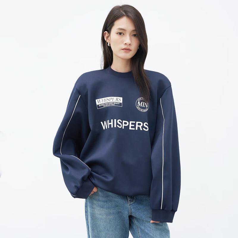 Eimich's Women's Round Neck Long Sleeve Sweatshirt EQ53WYH552