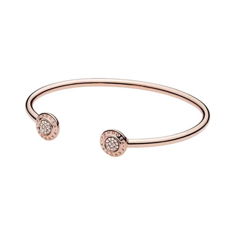 Pandora Open design bracelet for women rose gold 580528CZ золотой
