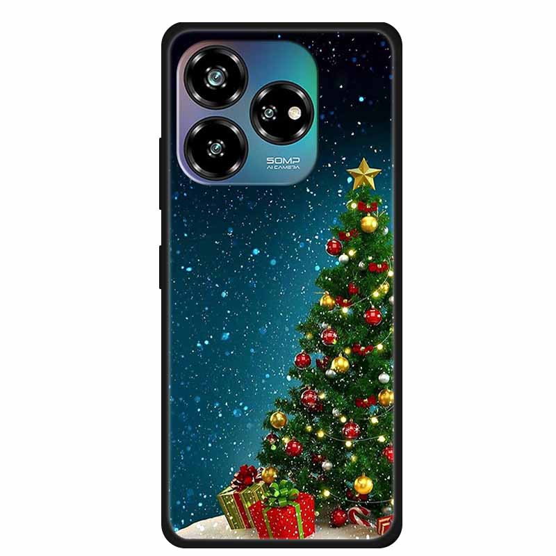 Christmas Lovely Cover For ZTE Axon 60 Lite Case  Axon60 50 40 Lite Pro Ultra 30 Soft Silicone TPU Phone Case For ZTE Axon 60 4G