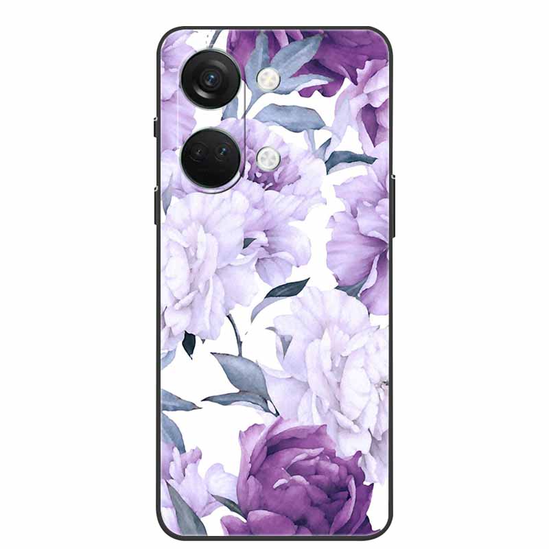 For One Plus Nord3 5G Case Silicone Painted Soft Protective Covers for OnePlus Nord 3 5G Phone Cases 1+ Nord3 TPU Coques Marble