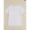 European size Women's Casual Short Sleeve Round Neck T-Shirt Suitable for Spring Summer Fall - Soft Stretch Blouse