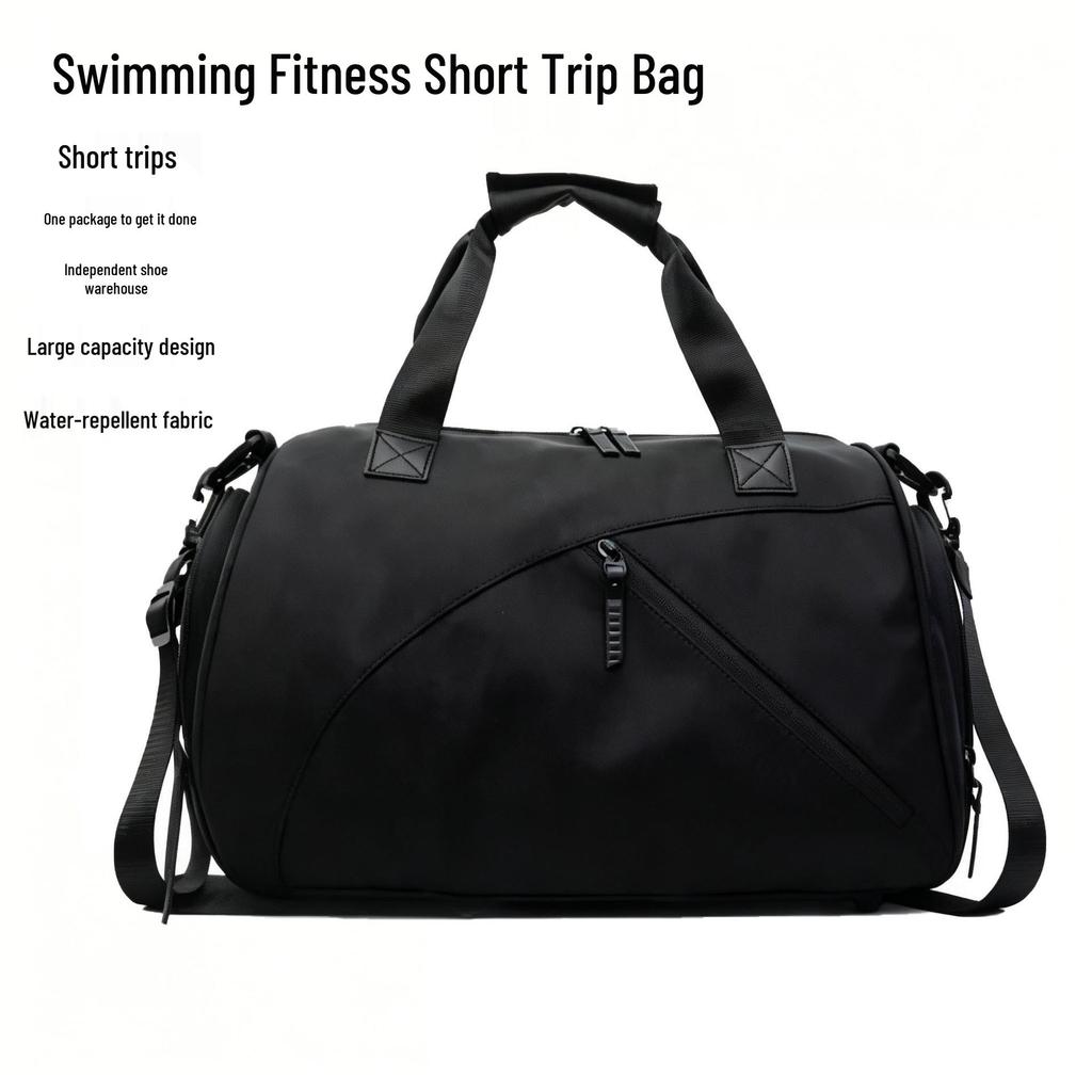 Unisex Waterproof Fitness Bag: Wet/Dry Separation, Large Capacity, Lightweight, Versatile for Travel