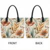  Boho Floral Print Tote Bag Casual Large Capacity Daily Shoulder Handbag