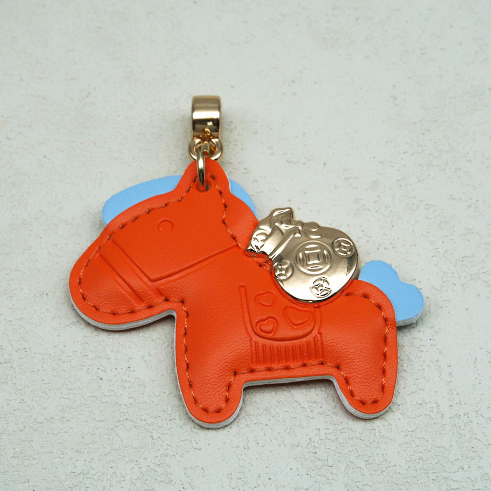 

Handmade Leather Keychain With -Loss Lanyard One Size