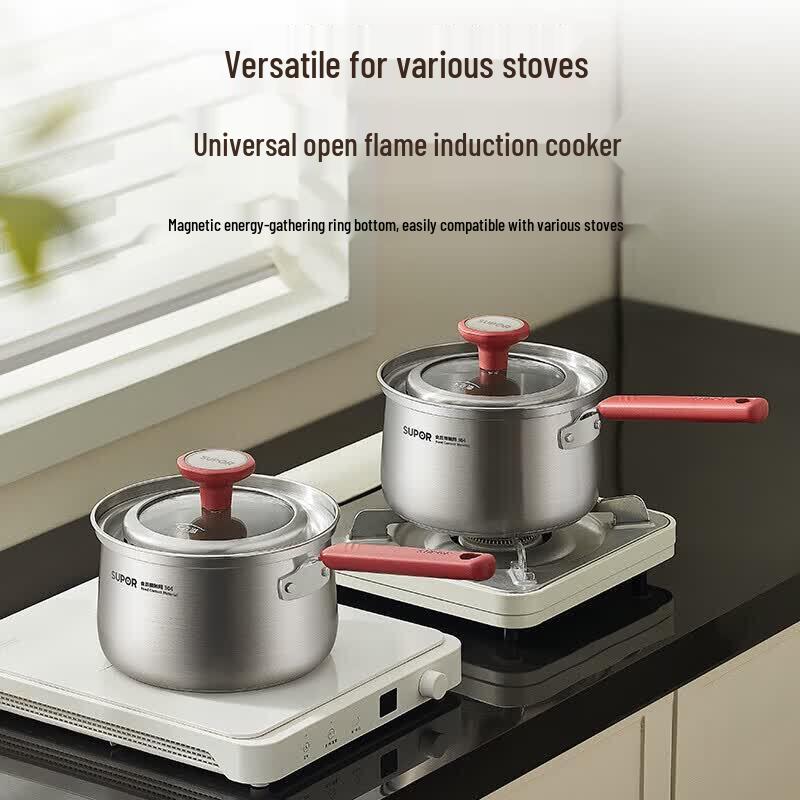 SUPOR RT18FY1 304 Stainless Steel Anti-Overflow Saucepan