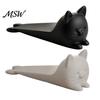 Boden-Türstopper 3D-gedruckter liegender Katzen-Türstopper, Dekorative Kätzchen-Keile, Tierischer Anti-Rutsch-Teppich-Türstopper für Zuhause Wohnzimmer Schlafzimmer Form