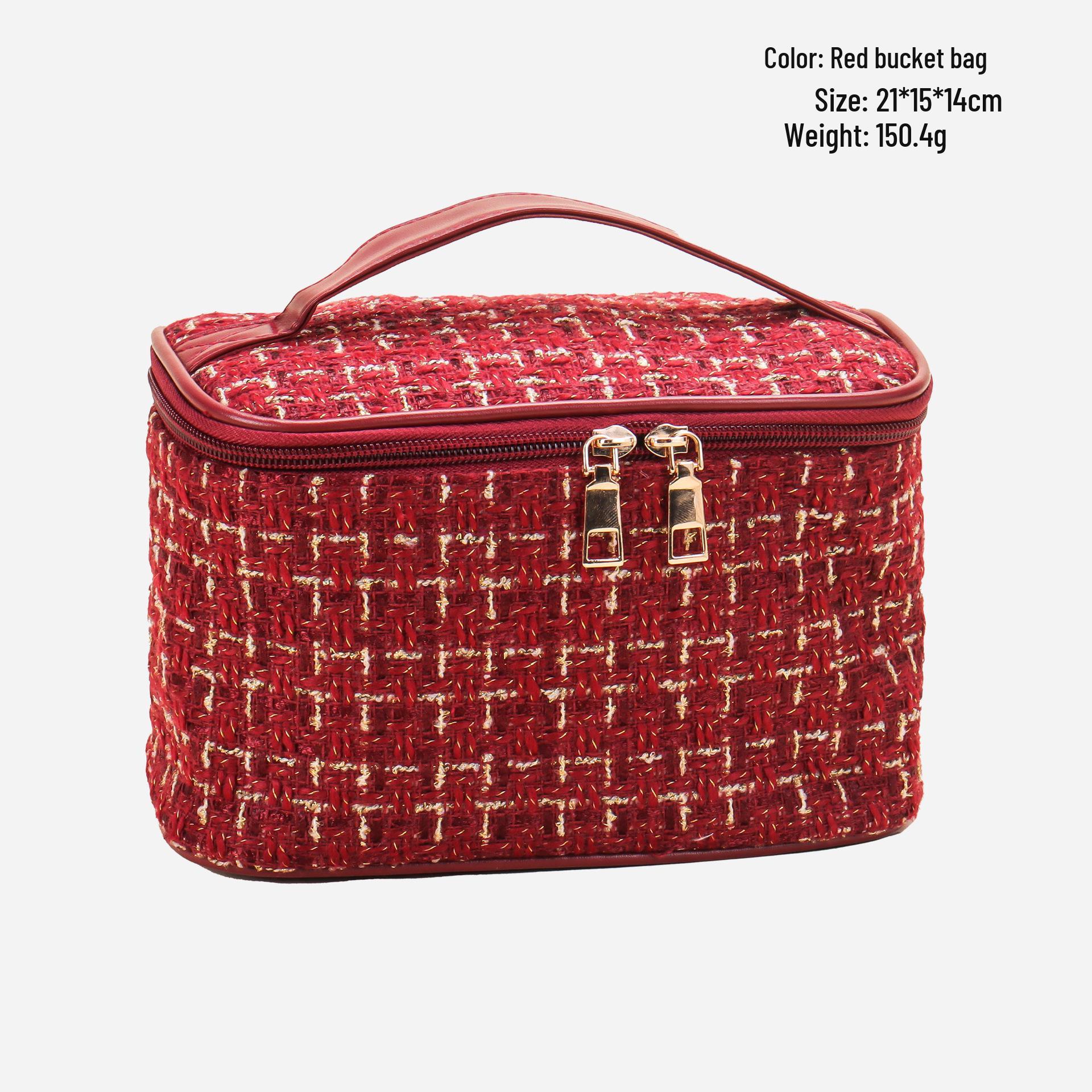 Милая водонепроницаемая косметичка большой вместимости контрастных цветов для женщин