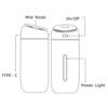 ABS Air Humidifier Adjustable Breathing Light Sealed 400ml Cylindrical Button Control Home Office Mist Maker Diffuser