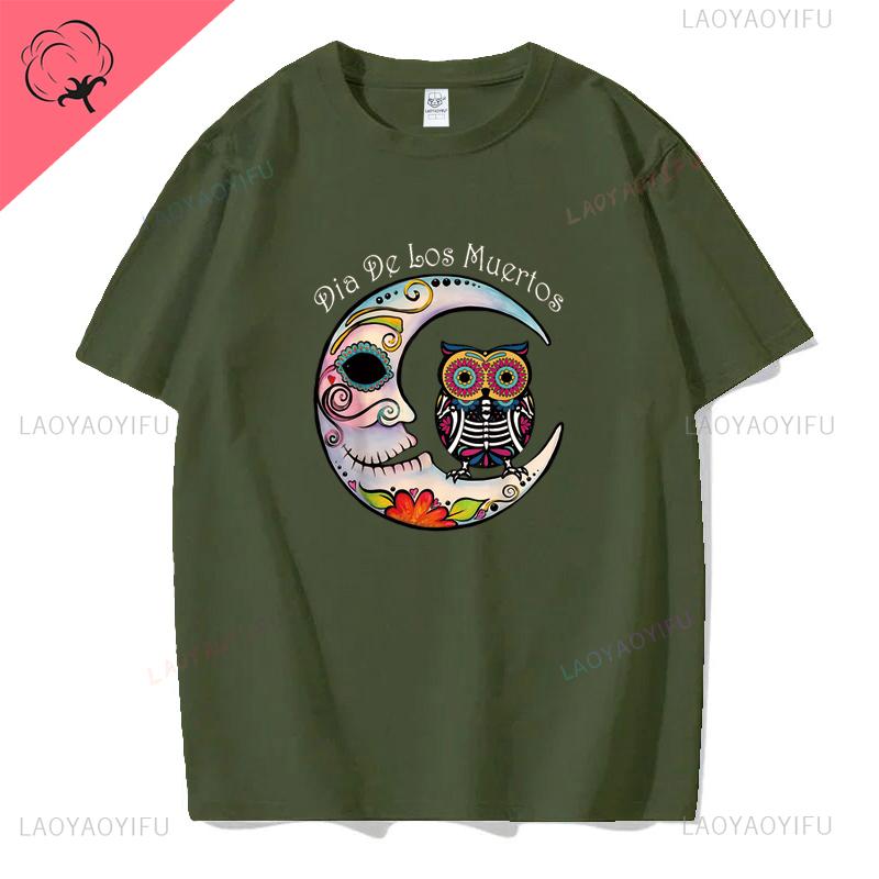 Unisex Viva Mexico Day of The Dead Mexican Fiesta Graphic T Shirts Funny Mexico Festival Tshirt Women Cotton T Shirt Ropa Hombre